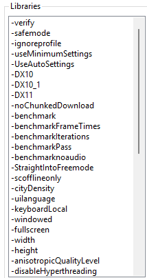 Libraries of Commands